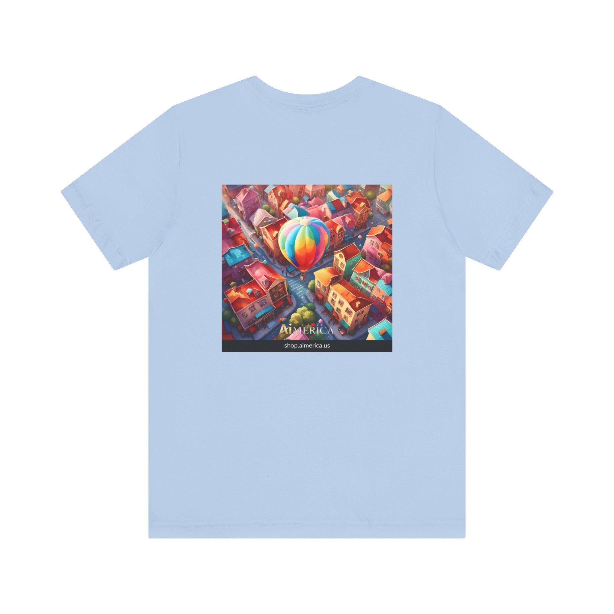 Aimerican Ads™ Brand Retail Fit Unisex Jersey Short Sleeve Tee - The Village Balloons Edition