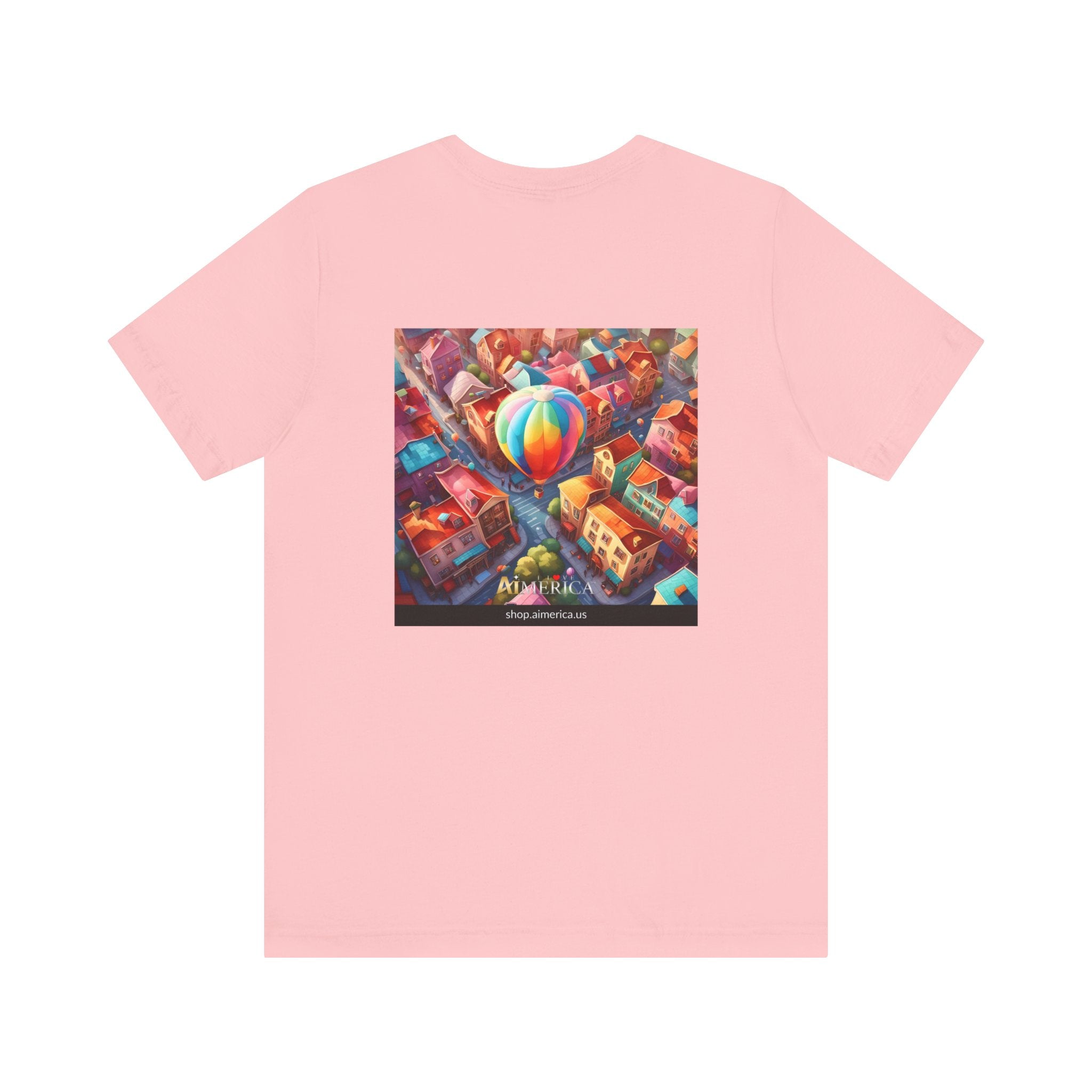 Aimerican Ads™ Brand Retail Fit Unisex Jersey Short Sleeve Tee - The Village Balloons Edition