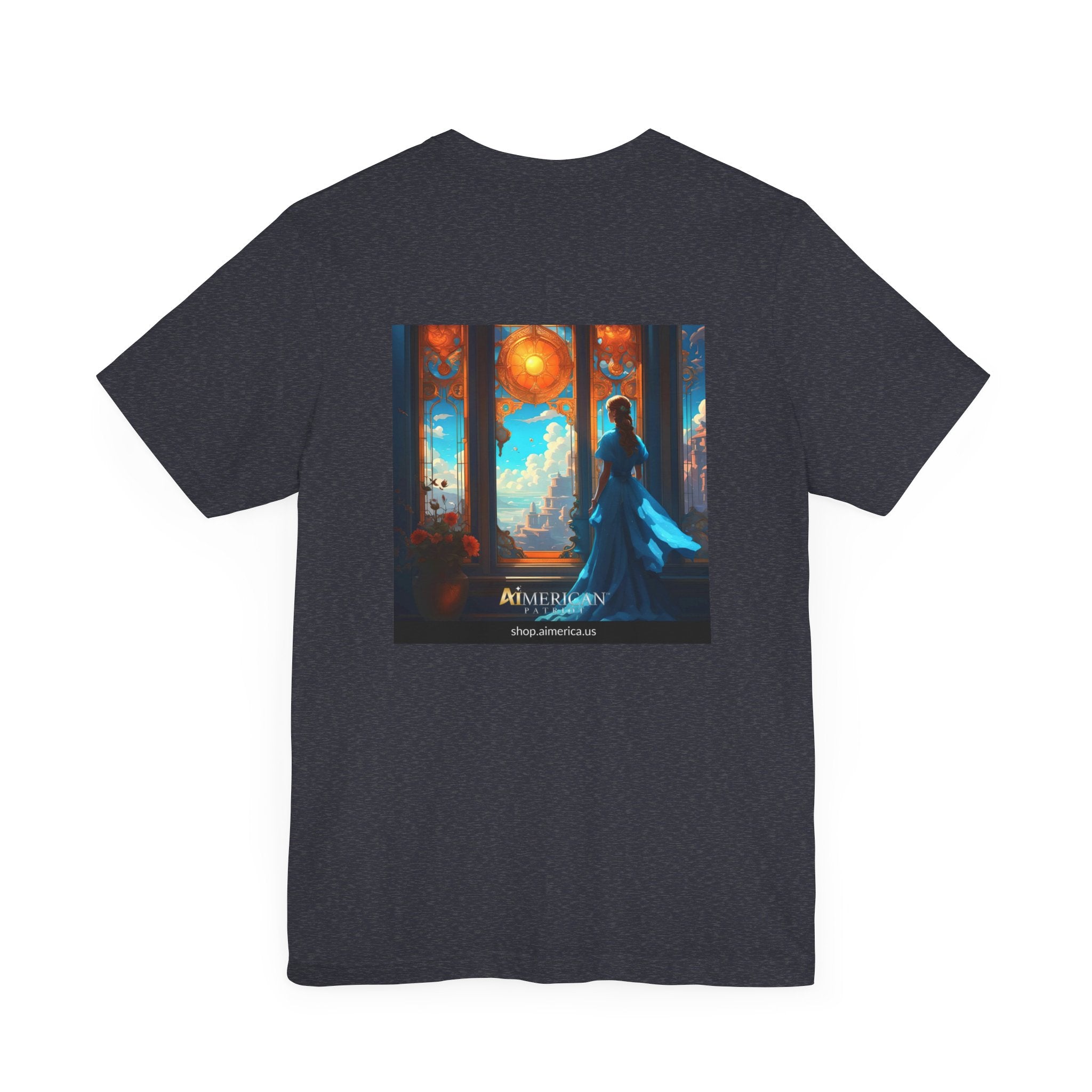 Aimerican Ads™ Brand Retail Fit Unisex Jersey Short Sleeve Tee - The Blue Fairy Princess Edition