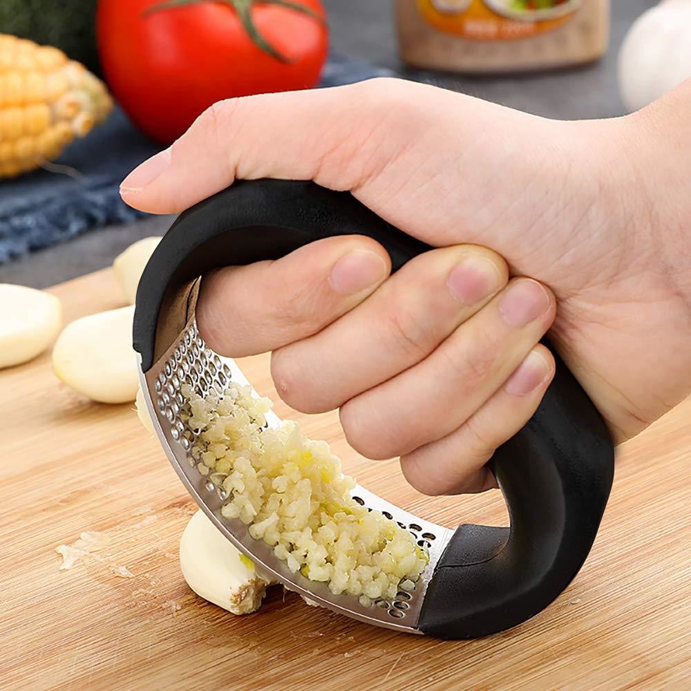 Simple Handheld Garlic Press and Grater - TheBlueMall
