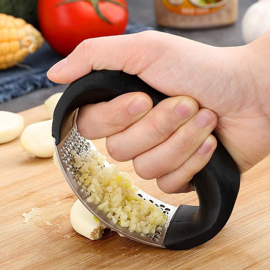 Simple Handheld Garlic Press and Grater - TheBlueMall