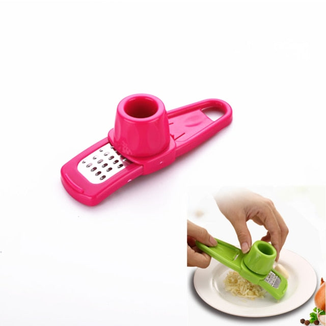Simple Handheld Garlic Press and Grater - TheBlueMall